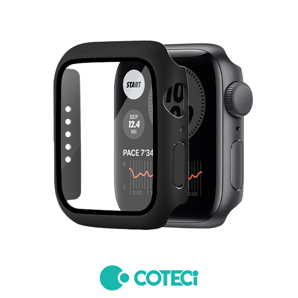 COTECi PC Integrated Shell + Tempered Glass Apple Watch, 49mm /черен/