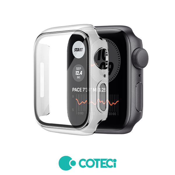 COTECi PC Integrated Shell + Tempered Glass Apple Watch, 49mm /прозрачен/