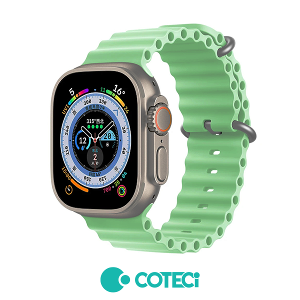 COTECi Ocean Strap W96 Apple Watch, 42/44/45/49mm /пистачио/