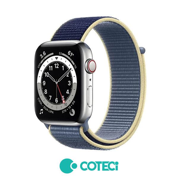 COTECi Magic tape Strap W17 Apple Watch, 42/44/45/49mm /ice blue/