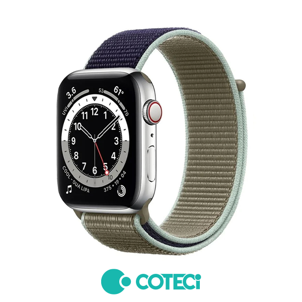 COTECi Magic tape Strap W17 Apple Watch, 42/44/45/49mm /khaki/