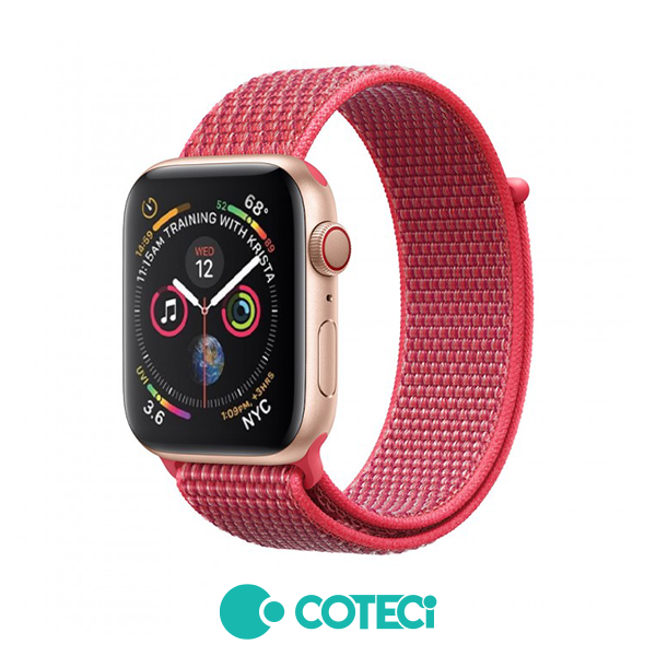 COTECi Magic tape Strap W17 Apple Watch, 42/44/45/49mm /червена/