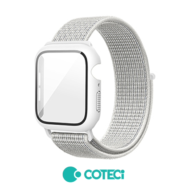 COTECi Nylon integrated Case + Strap W77 Apple Watch, 45mm /бели/