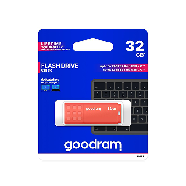 GOODRAM Flash Drive UME3 32GB, USB 3 /оранжева/