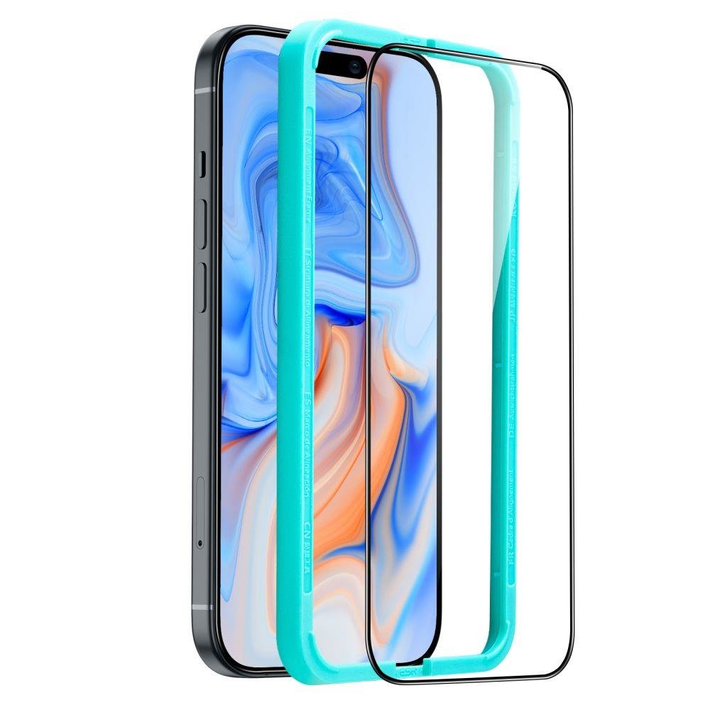 ESR Tempered glass 3D Apple iPhone 16 /черно/