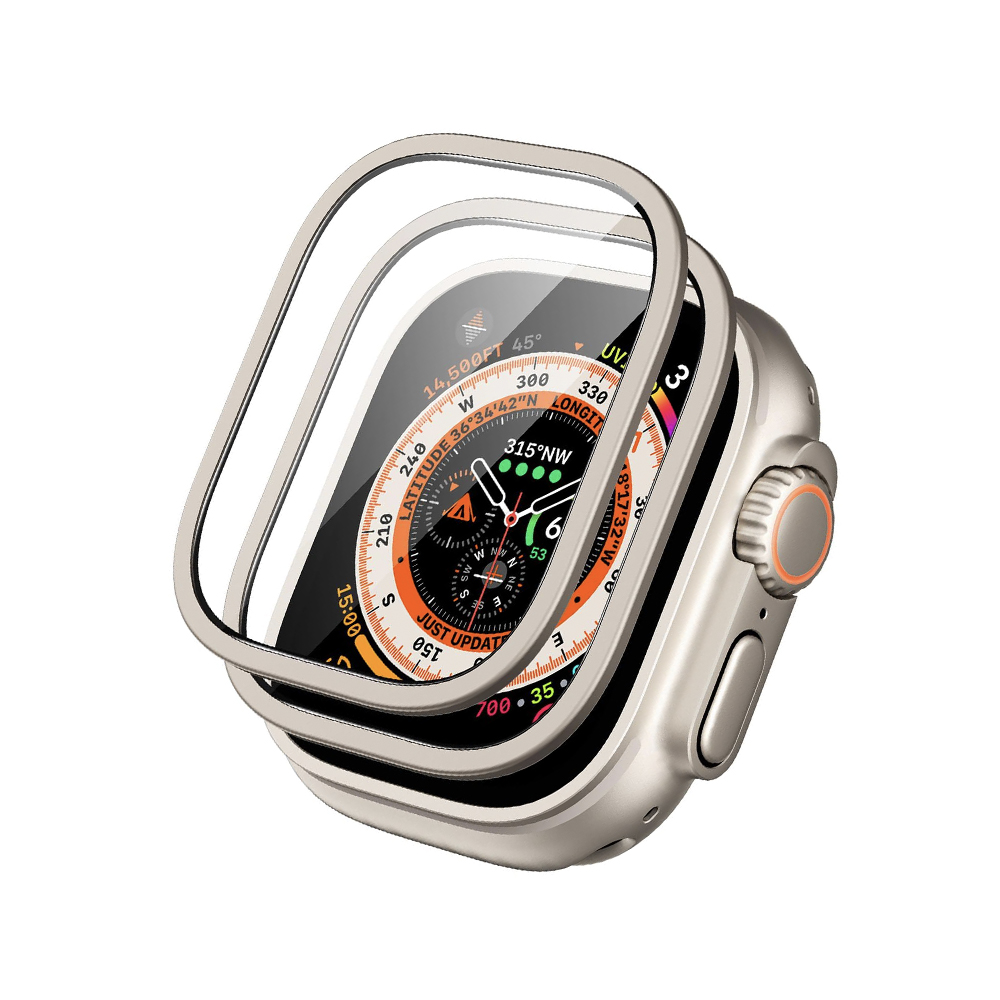 ESR Tempered glass Armortie Apple Watch Ultra / Ultra 2, 49мм, SET 2бр. /титаниев/