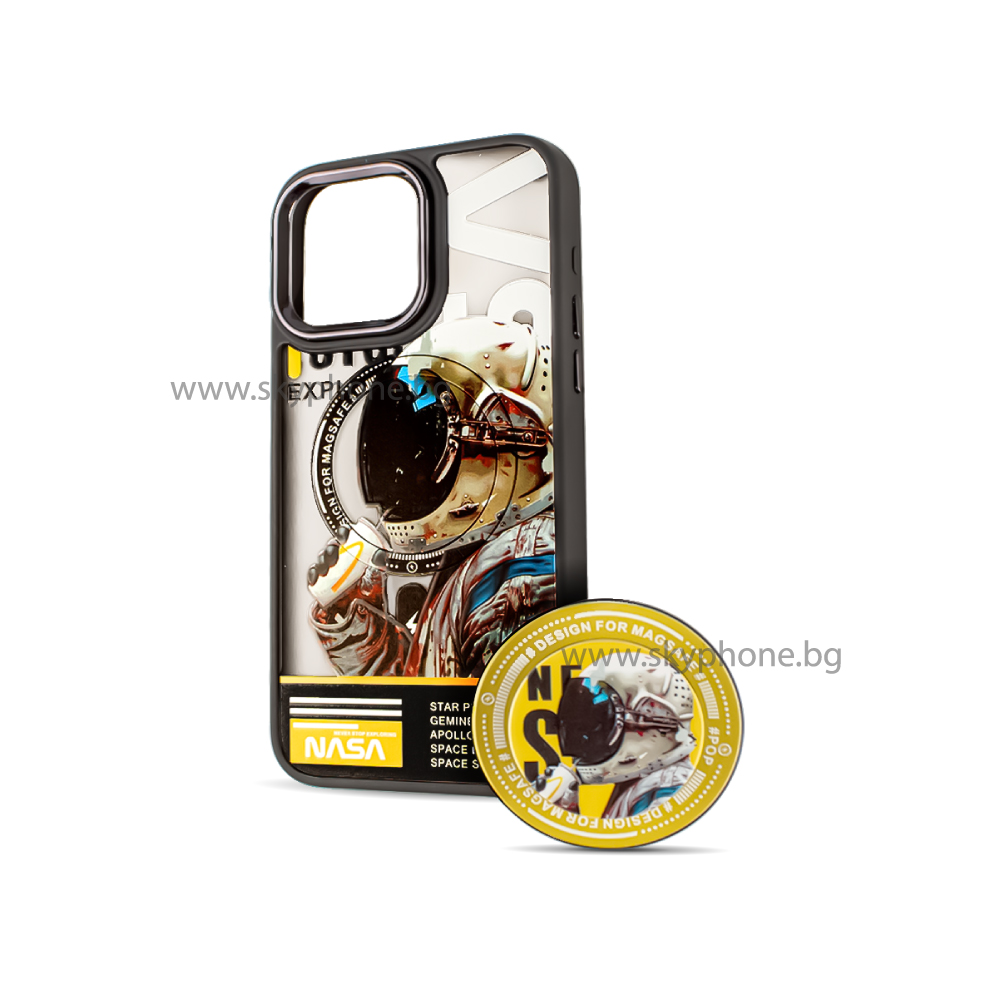 BOTER Калъф MagSafe + MagPopsocket Xiaomi RedMi A1/ Redmi A2 /NASA/