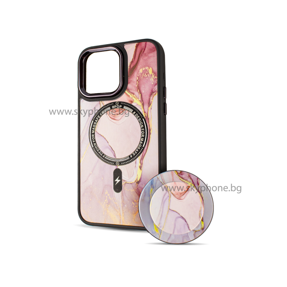 BOTER Калъф MagSafe + MagPopsocket Xiaomi RedMi A1/ Redmi A2 /Marble/