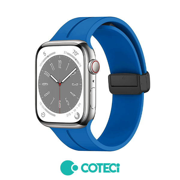 COTECi Magneic Bracket Silicone Strap W108 Apple Watch, 42/44/45/49mm /синя/