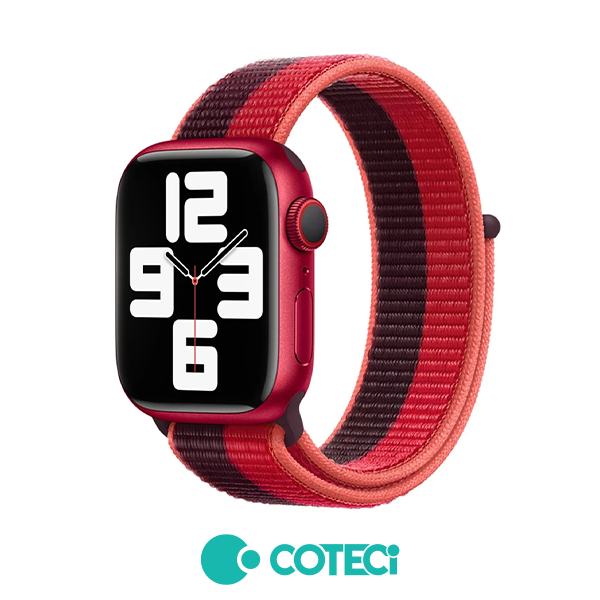 COTECi Sport Nylon Strap W72 Apple Watch, 42/44/45/49mm /червена/