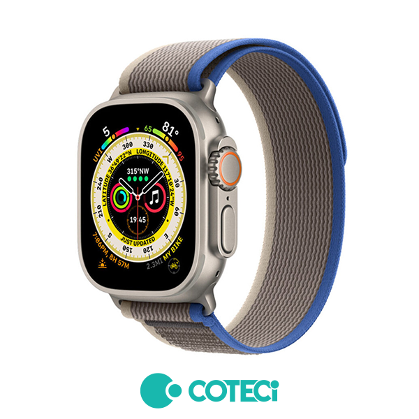 COTECi Wild Trail Loop Strap W97 Apple Watch, 42/44/45/49mm /синьо + сиво/