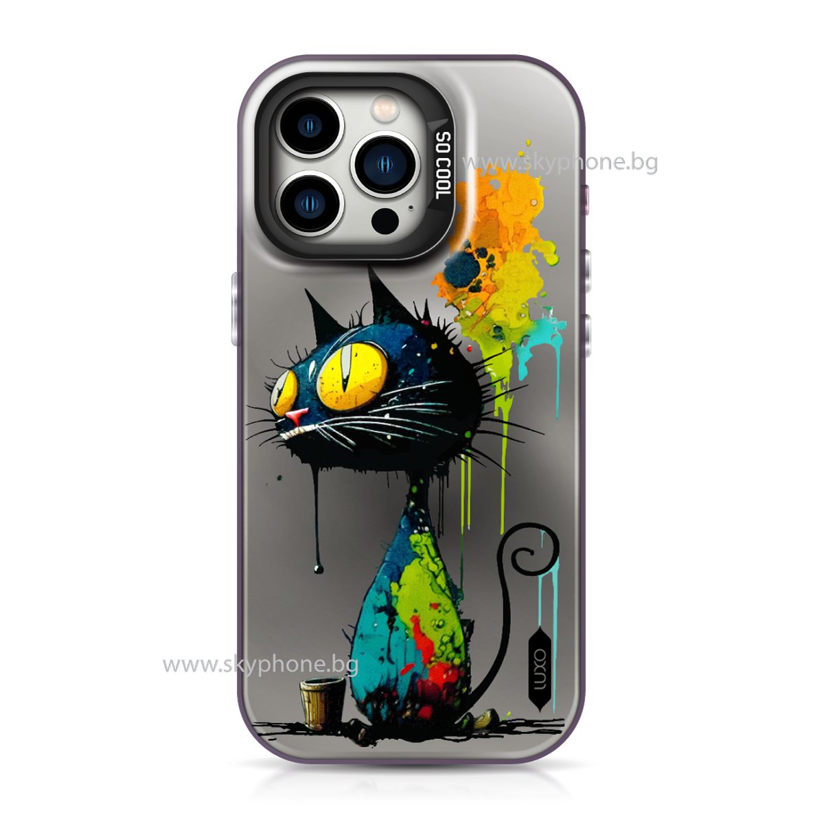 Калъф LUXO So CooL Samsung A24 4G /Черна котка/