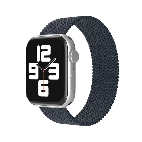 Strap Braided Solo Loop for Apple Watch, 38/40, L /Charcoal blue/