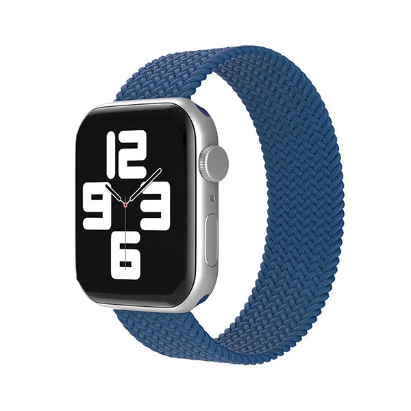 Каишка Braided Solo Loop за Apple Watch, 38/40, M /класическо синя/