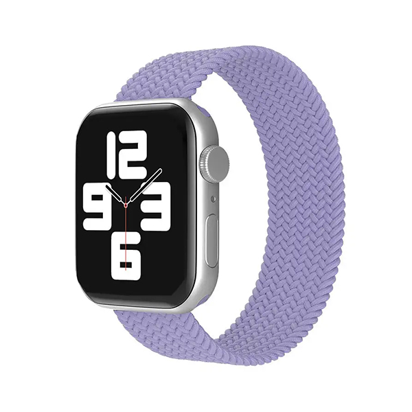 Каишка Braided Solo Loop за Apple Watch, 38/40, M /светло лилава/