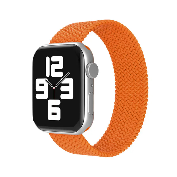 Каишка Braided Solo Loop за Apple Watch, 38/40, M /оранжева/