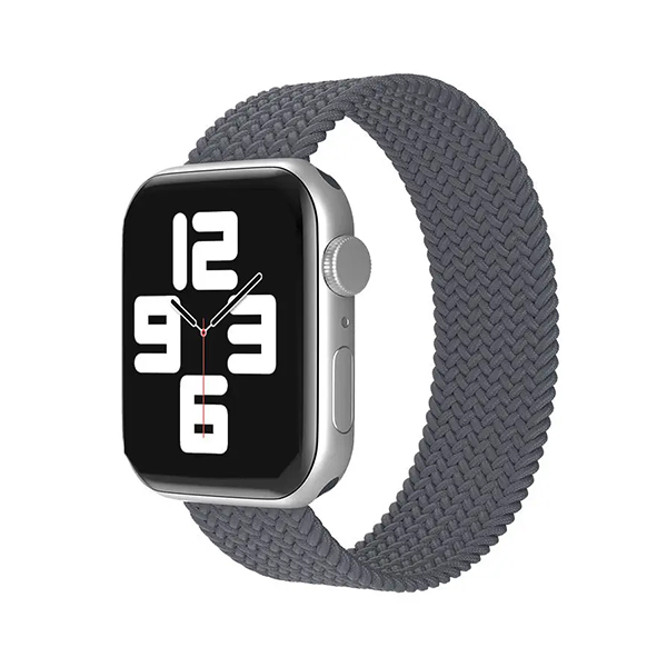 Каишка Braided Solo Loop for Apple Watch, 38/40, L /тъмно сива/