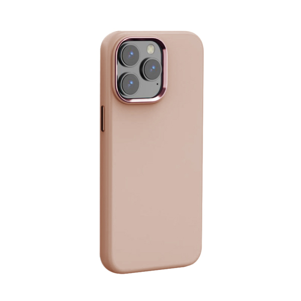 Калъф XO Liquid silicone Series Apple iPhone 15, MagSafe /розов/