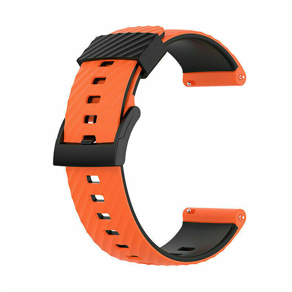 Каишка Sunnto Sport Strap for Apple Watch, 42/44/45/49mm /ярко оранжево - черно/