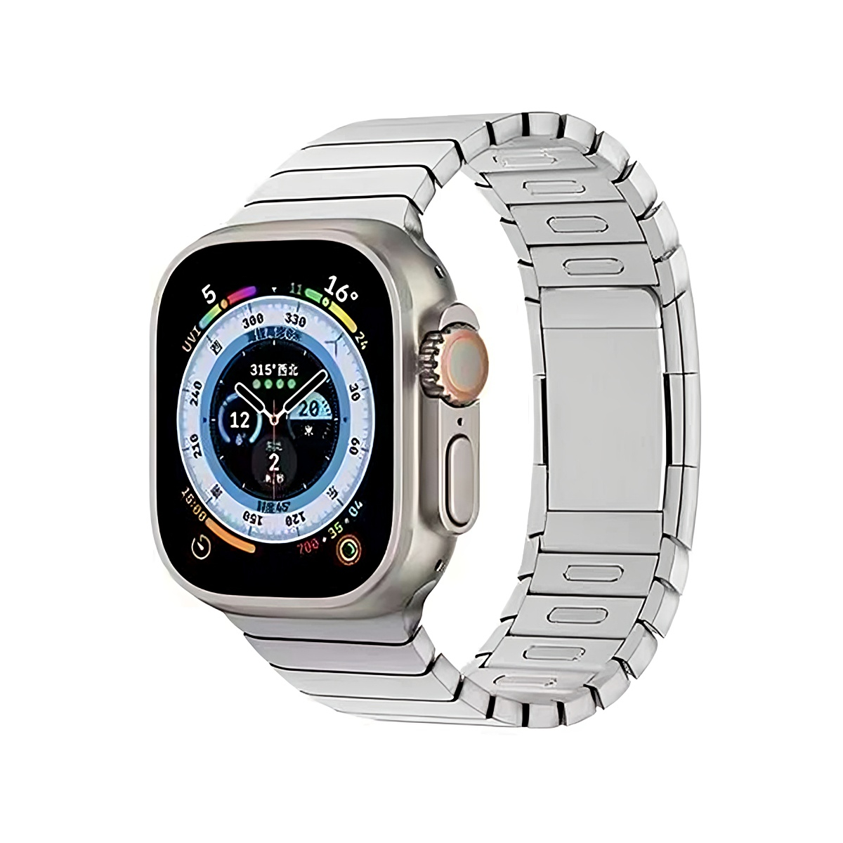 Метална каишка Link Metal Bracelet за Smart Watch, 22мм /сребриста/