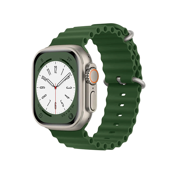 Каишка Ocean Band за Apple Watch, 42/44/45/49mm /тъмно зелена/