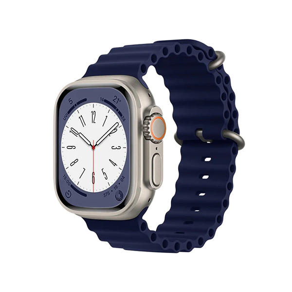 Силиконова каишка Ocean Band за Smart Watch, 20мм /тъмно синя/