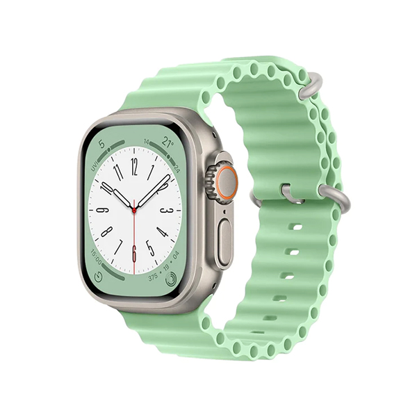 Силиконова каишка Ocean Band за Smart Watch, 20мм /пистачио/