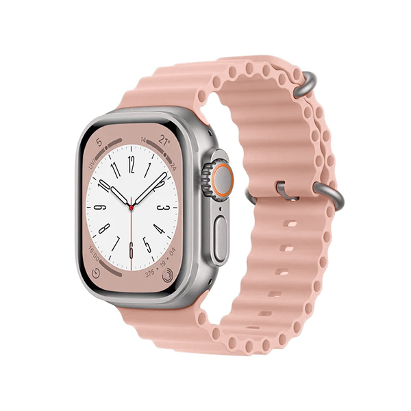 Силиконова каишка Ocean Band за Smart Watch, 20мм /розова/