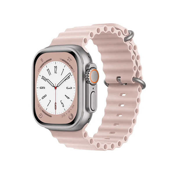 Силиконова каишка Ocean Band за Smart Watch, 20мм /пудра/