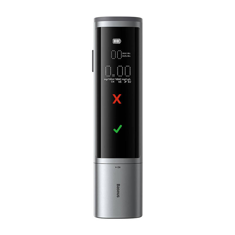 BASEUS Дигитален дрегер за алкохол Safe Journey Breathalyzer, CRCX060014 /сив/