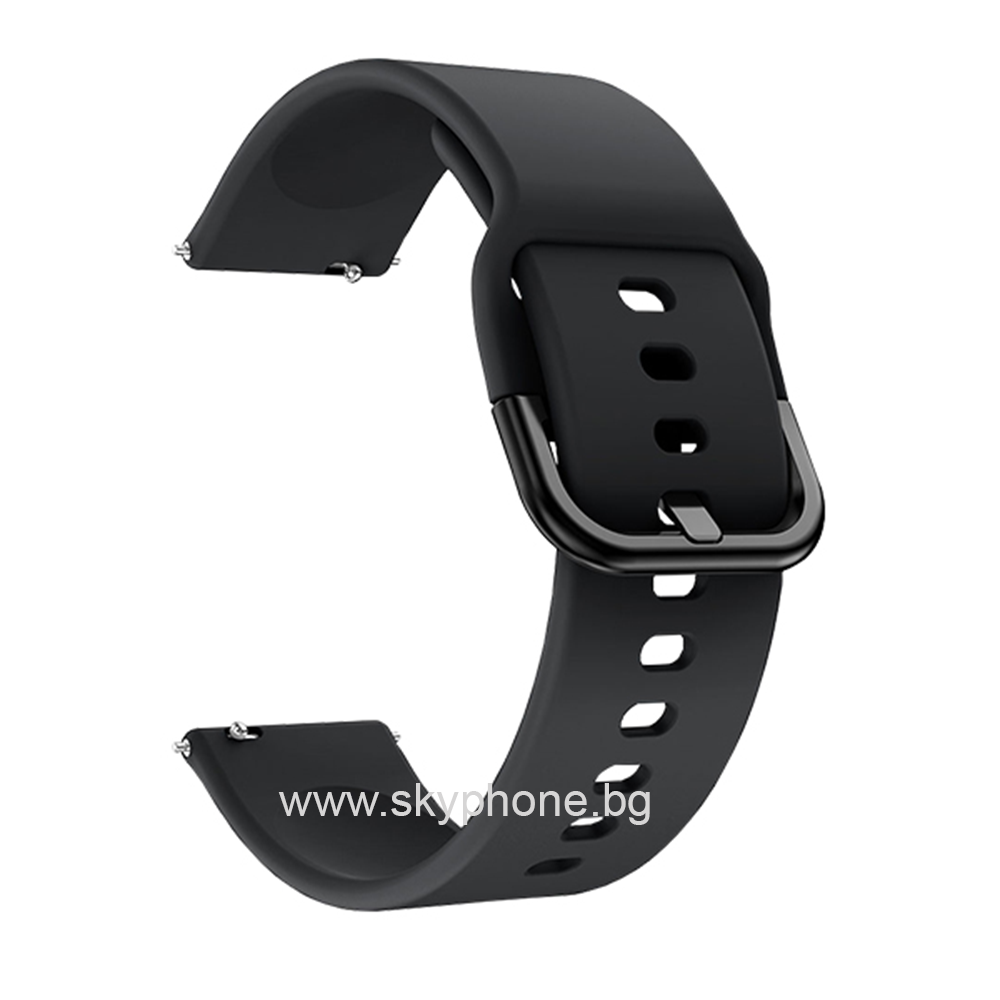Силиконова каишка Silicon Simple2 Strap за Smart Watch, 18мм /черна/