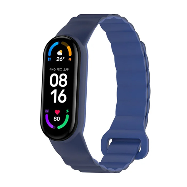 Каишка Magnet Strap for Xiaomi Mi Band 3/4/5/6/7 /тъмно синя/