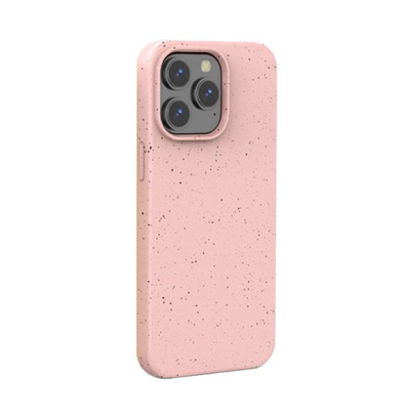Калъф XO Enviromentally-friendly Apple iPhone 15 Pro /розов/, биоразградим