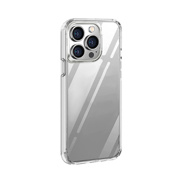 Калъф XO TPU със стойка Apple iPhone 15 Pro Max /сребрист/