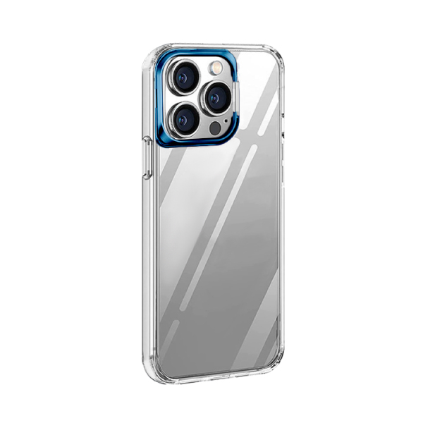 Калъф XO TPU със стойка Apple iPhone 15 /син/
