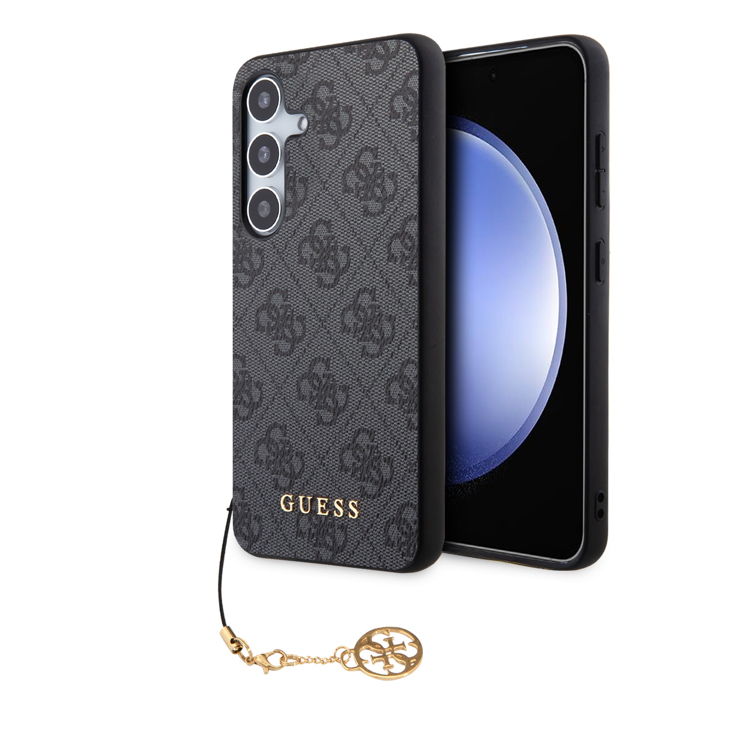 GUESS Калъф Samsung S24 Plus, 4G Charms, сив - GUHCS24MGF4GGR