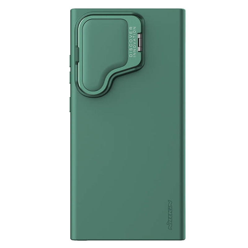 NILLKIN Case Samsung S24 Ultra, Camshield Silky Silicone Prop, green
