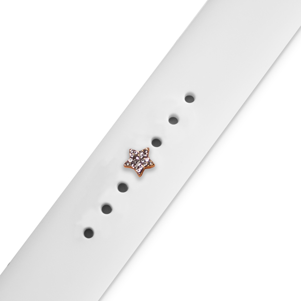 Аксесоар за каишка Strap Jewellery Charms /звезда с камъни, златно/