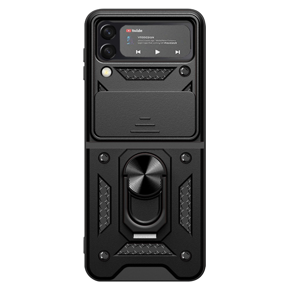 Калъф ARMOR CamSlide Удароустойчив Samsung Z Flip 3 /черен/