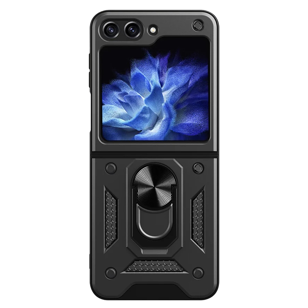 Калъф ARMOR CamSlide Удароустойчив Samsung Z Flip 6 /черен/