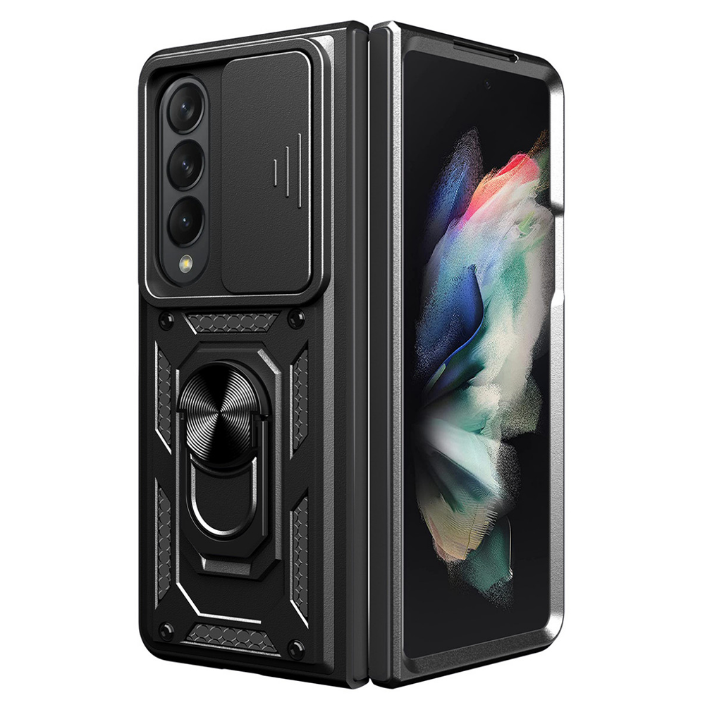 Калъф ARMOR CamSlide Удароустойчив Samsung Z Fold 4 /черен/