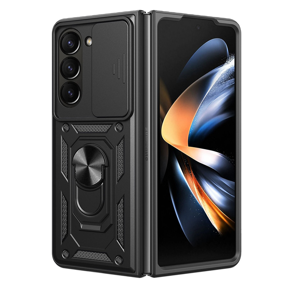 Калъф ARMOR CamSlide Удароустойчив Samsung Z Fold 5 /черен/