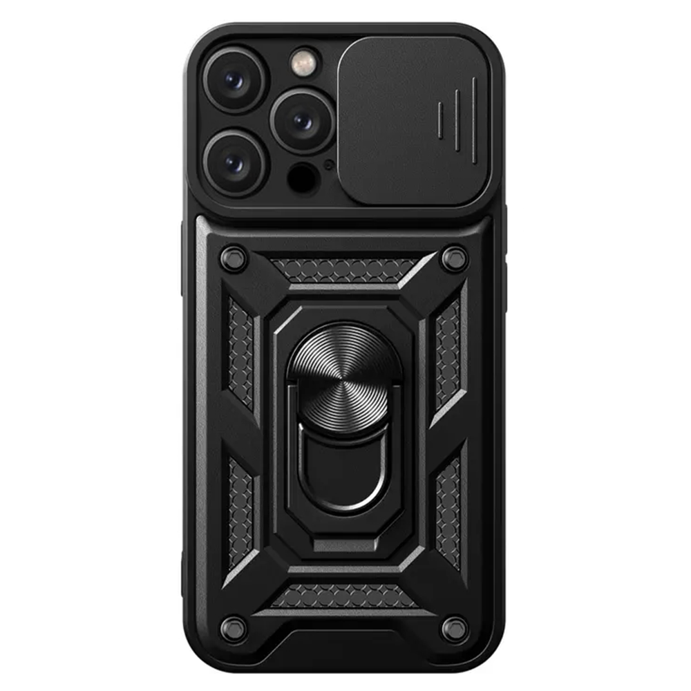 Калъф ARMOR CamSlide Удароустойчив Apple iPhone 14 Pro Max /черен/
