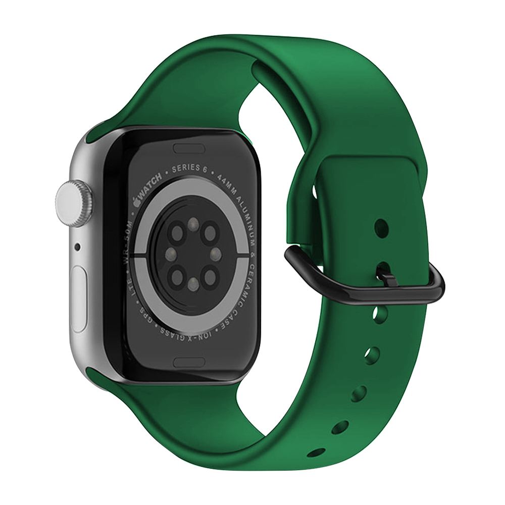 Каишка Silicon Simple2 Strap for Apple Watch, 42/44/45/49mm /тъмно зелена/