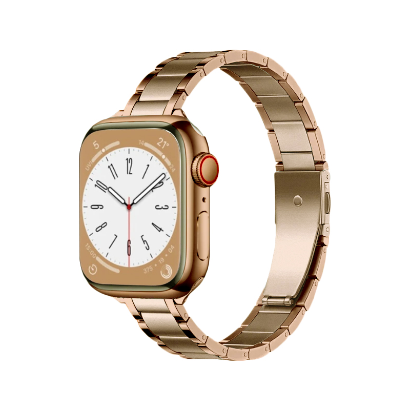 Метална каишка Metal middle matt band за Smart Watch, 20мм /розово злато/