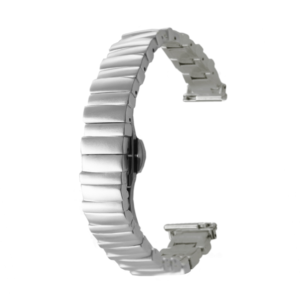 Метална каишка Slim Stainless band за Smart Watch, 20мм /бяло злато/
