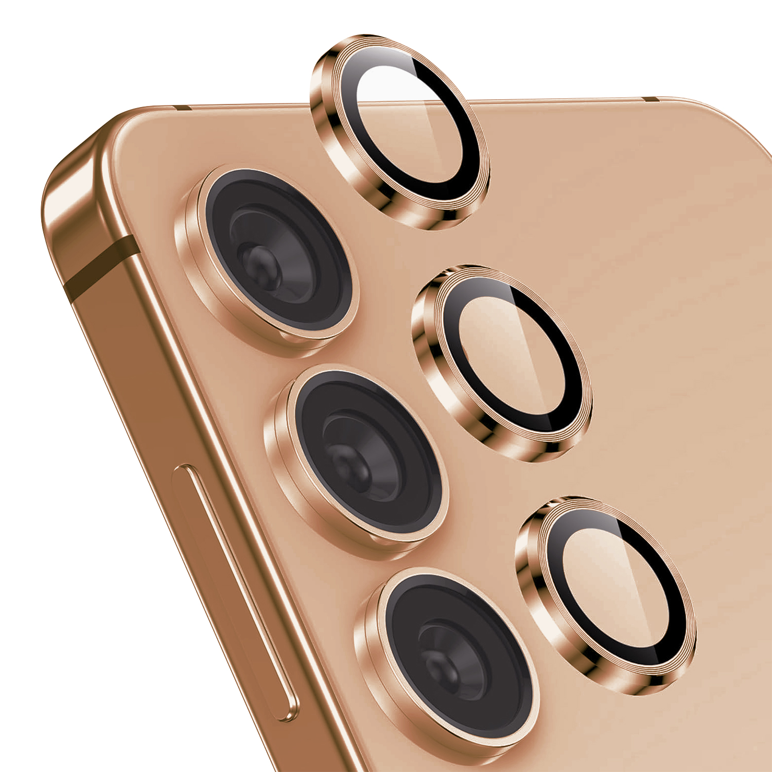 Metal Camera Lens Samsung S24 Plus High Quality /sandstone orange/