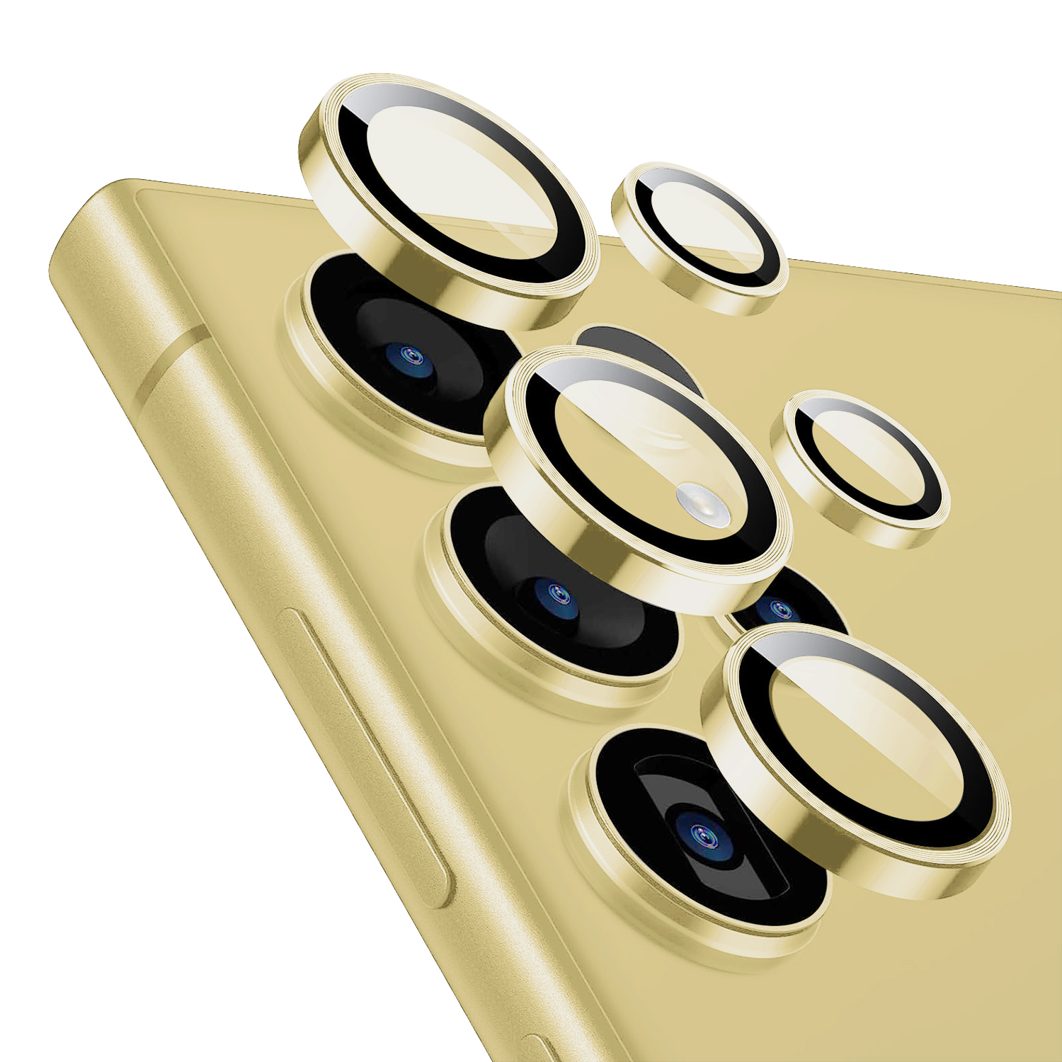Metal Camera Lens Samsung S24 Ultra High Quality /titanium yellow/