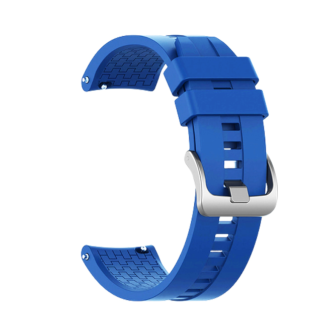 Силиконова каишка за Smart Watch, 22мм /синя/