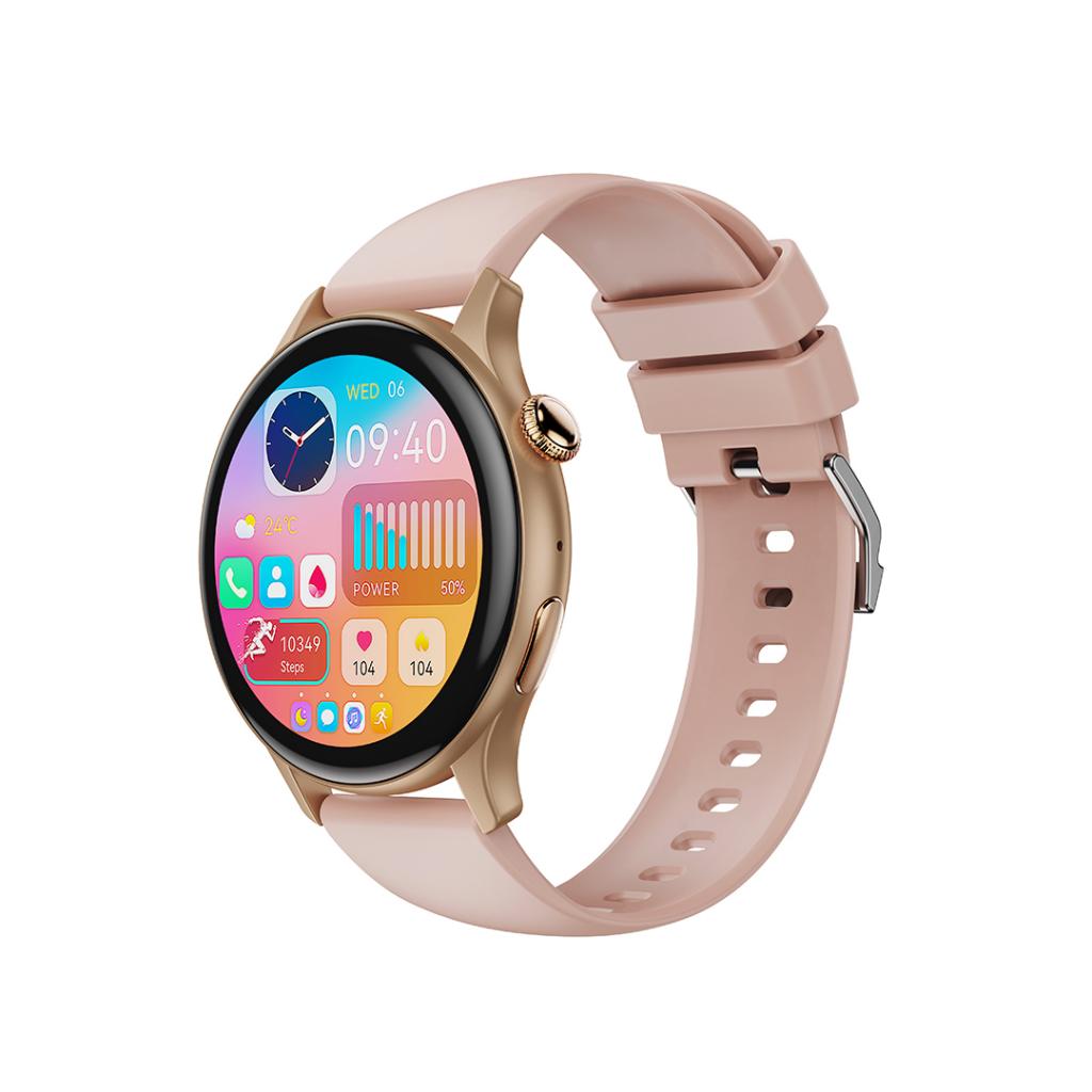 XO Смарт часовник J6 Amoled /розово злато/